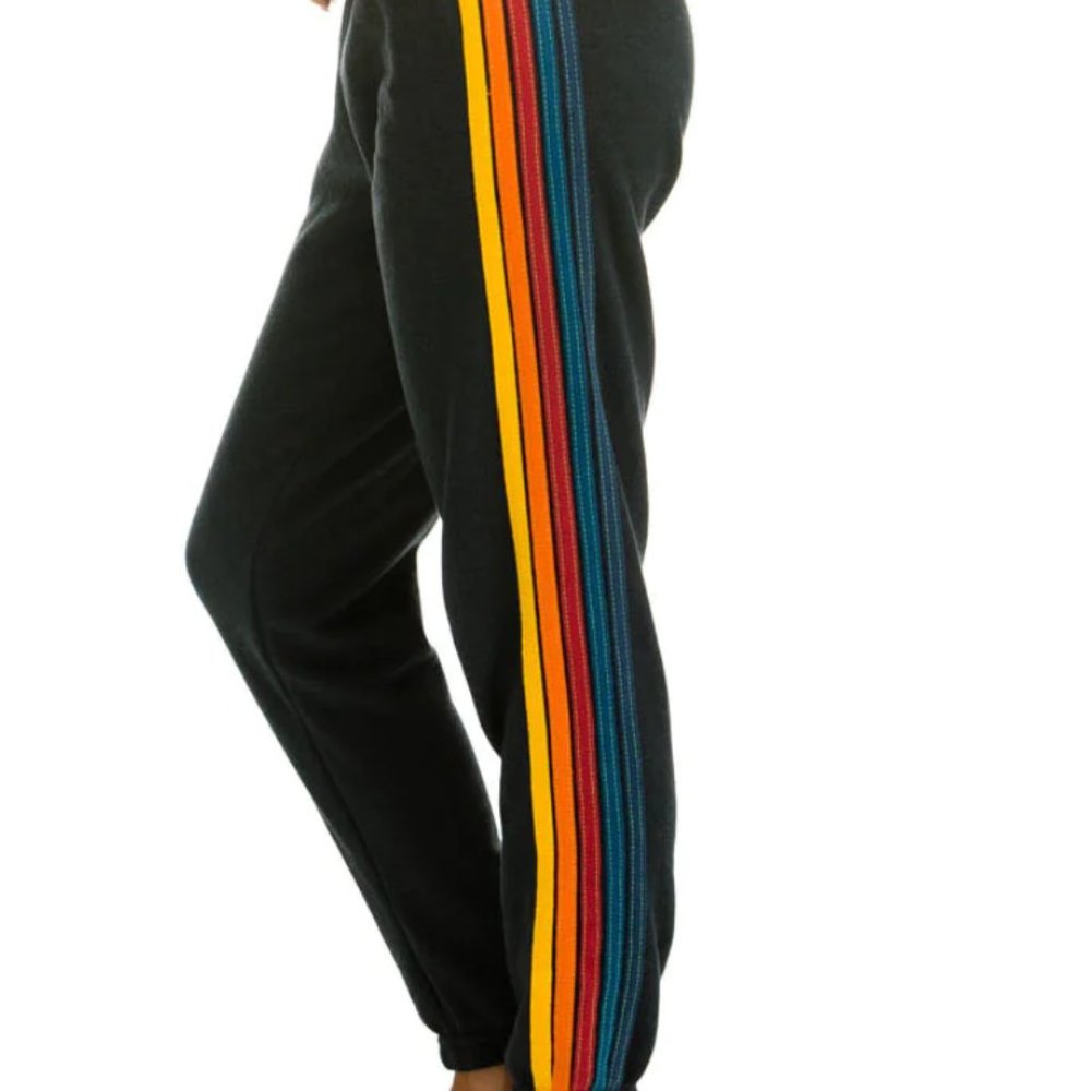 Aviator Nation 5 stripe sweatpants - size S
